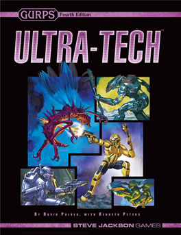 GURPS Ultra-Tech, 1St Printing