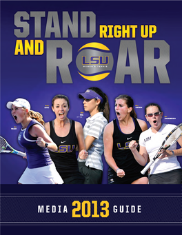 2013 Women's Tennis Media Guide