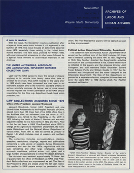1979-1980 Newsletter