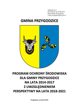 Program Ochrony Środowiska Dla Gminy Przygodzice Na Lata 2014-2017 Z Uwzględnieniem Perspektywy Na Lata 2018-2021