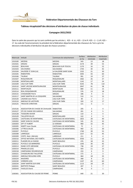 2021-05-03 Plan De Chasse Chevreuil