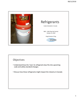 Refrigerants