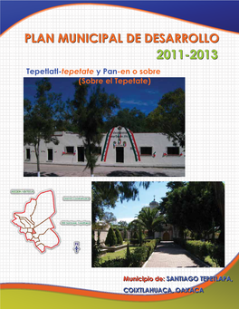 Plan Desarrollo Municipal Quiatoni