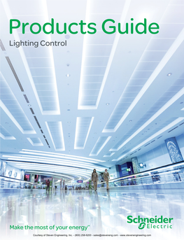 Schneider Electric Lighting Control Relay Switches Provide Manual ON/OFF Operation of Lighting in Zones