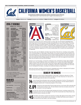 CALIFORN Women's Basketball