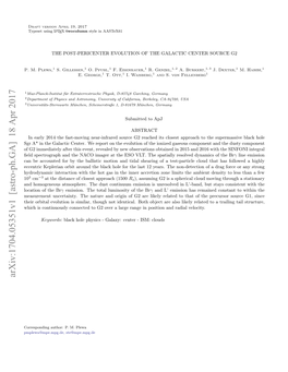 The Post-Pericenter Evolution of the Galactic Center Source G2