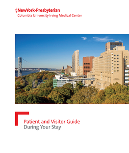 Patient and Visitor Guide During Your Stay