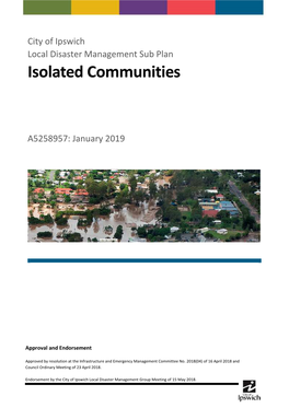 Isolated Communities Sub Plan Page | 1 of 82 Template V2.5
