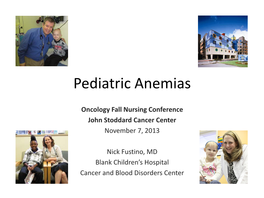 Pediatric Anemias