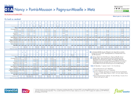 Nancy > Pont-À-Mousson > Pagny-Sur-Moselle > Metz