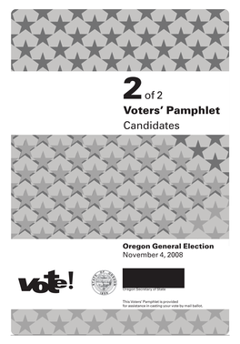 2Of 2 Voters' Pamphlet Candidates