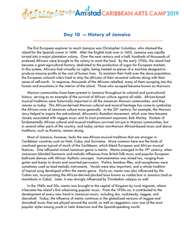 Day 10 — History of Jamaica