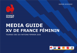 Media Guide Xv De France Féminin