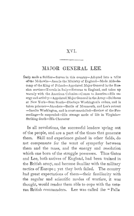 Major. General Lee