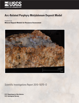 Arc-Related Porphyry Molybdenum Deposit Model