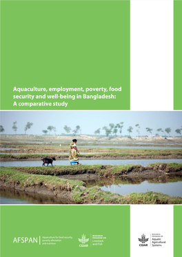 Aquaculture, Employment, Poverty, Food Security and Well