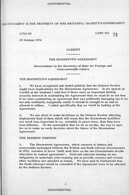 The Simonstown Agreement