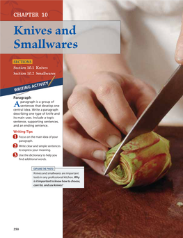 Knives and Smallwares