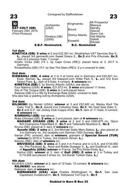 Catalogue Pedigrees GOFFS Orby 17.23.23