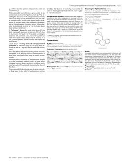 Trihexyphenidyl Hydrochloride/Tropatepine Hydrochloride 821