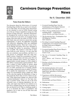 Livestock Guarding Dogs: from the Guarding Dogs (Lgds) Has As Much to Do with Poli- Transhumance to Pre-Zygotic Selection 2 Tics As with Reality