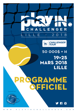 Dossier De Presse Play in Challenger 2018