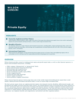 Private Equity