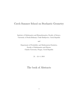 Book of Abstracts