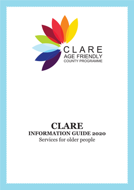 County Clare's Information Guide 2020 Services for Older People