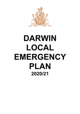 Darwin Local Emergency Plan 2020/21