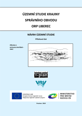 Územní Studie Krajiny Správního Obvodu Orp Liberec