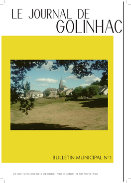 Bulletin Municipal N°1