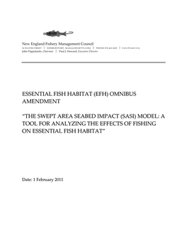 Essential Fish Habitat (Efh) Omnibus Amendment