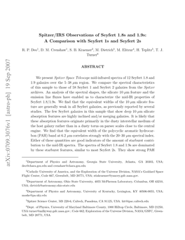 Spitzer/IRS Observations of Seyfert 1.8 S and 1.9 S: a Comparison With