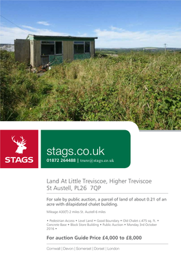 Stags.Co.Uk 01872 264488 | Truro@Stags.Co.Uk