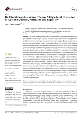 A High-Level Discussion of Adolphe Quetelet, Platonism, and Ergodicity