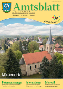 Amtsblatt Nr. 03/2018