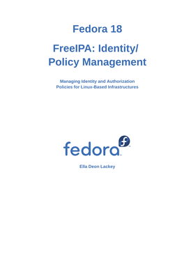 Freeipa: Identity/Policy Management