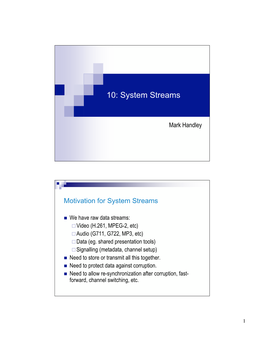 10: System Streams