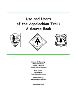 Use and Users of the Appalachian Trail: a Source Book”