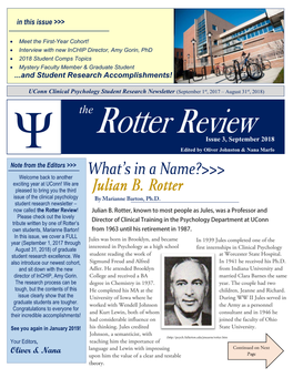 The Rotter Review – September 2018