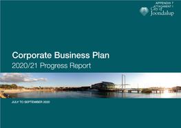 Corporate Business Plan 2020/21 Progress Report