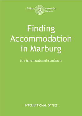 Finding Accommodation in Marburg