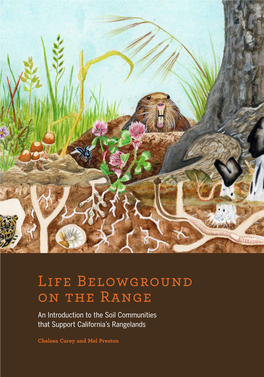 Life Belowground on the Range an Introduction to the Soil Communities That Support California’S Rangelands