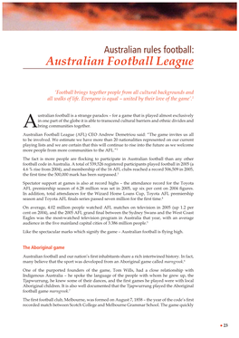 Australian Football League