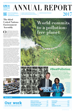 World Commits to a Pollution- Free Planet