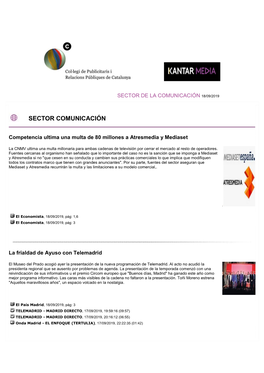 Sector Comunicación