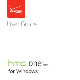 HTC One® (M8) for Windows®