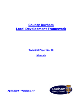 County Durham Local Development Framework