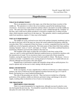 Stapedectomy (Pdf)